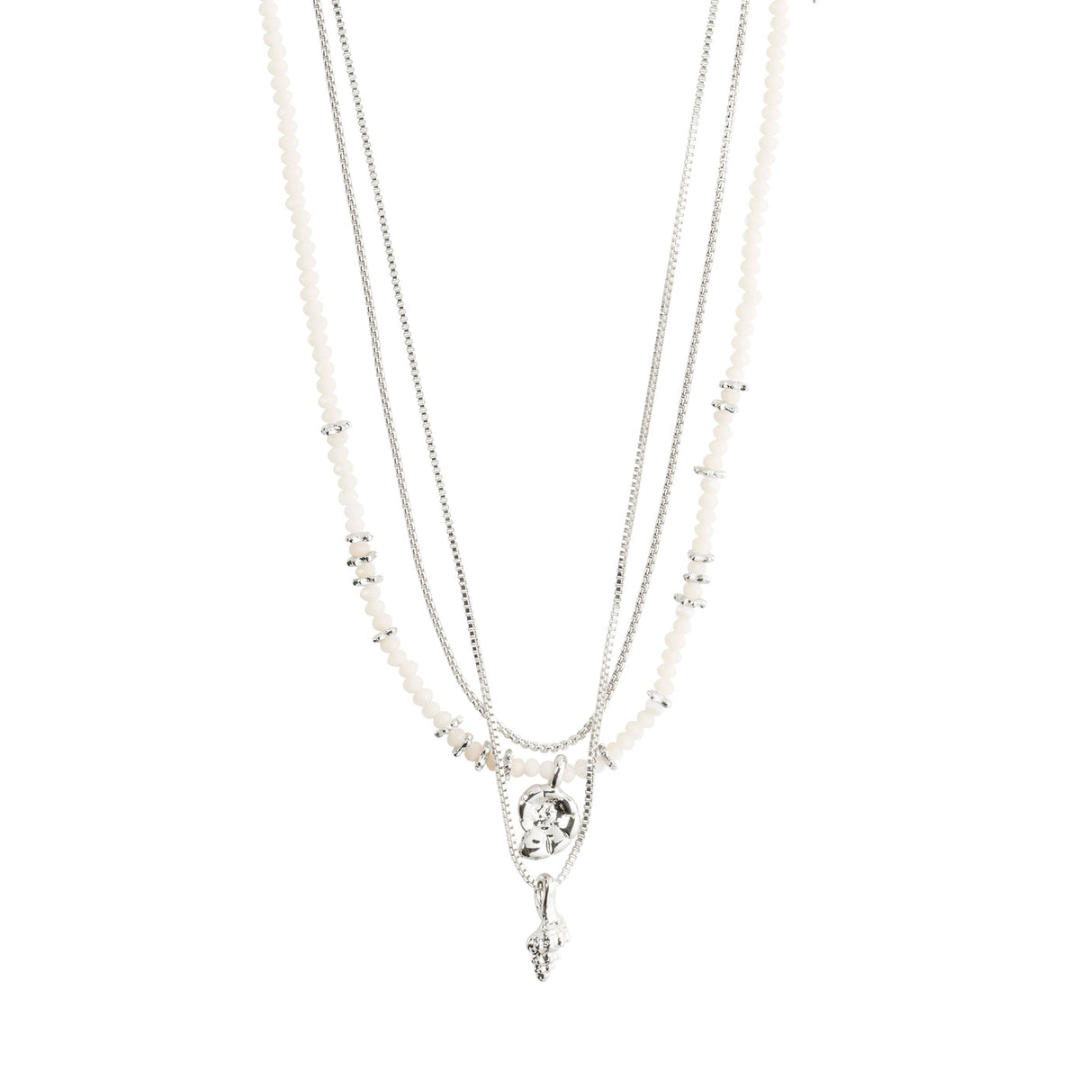 Pilgrim 3 in 1 Seashell Necklace