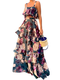 Flowy Flower Print Set