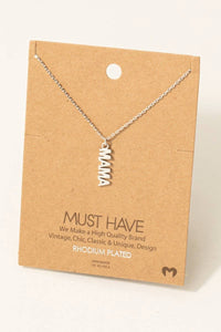 Mama Pendant Necklace