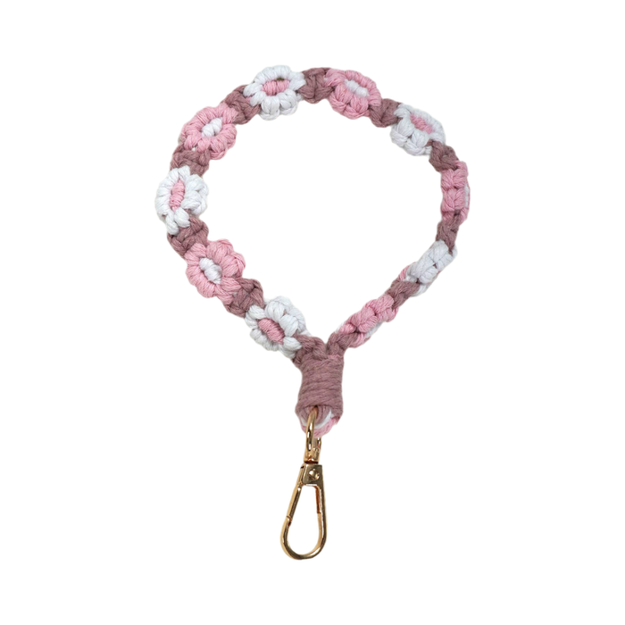 Daisy Wristlet Keychain