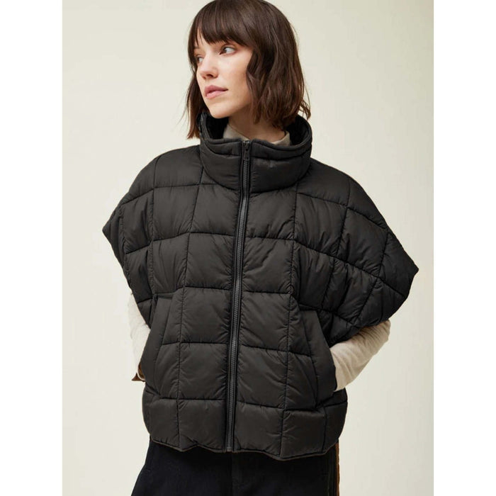 Quilted Tie Vest