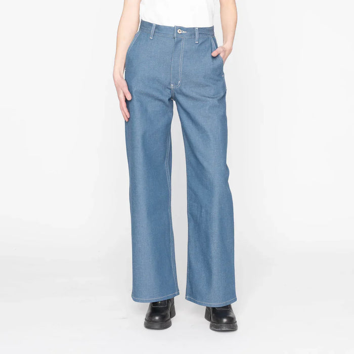 Naked & Famous Maudie in Antique Blue Stretch Denim