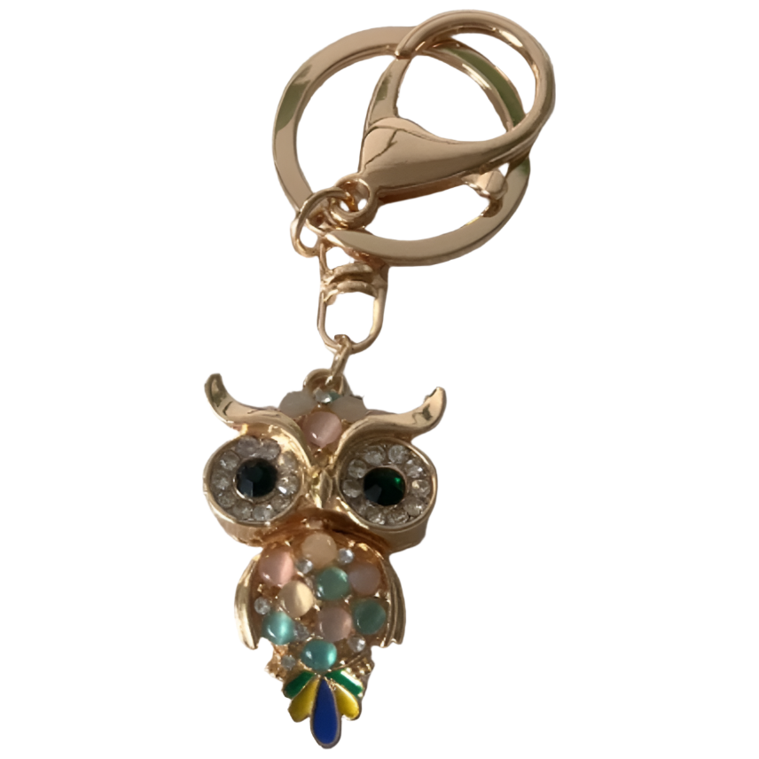 Owl Bag Charm Keychain