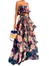 Flowy Flower Print Set