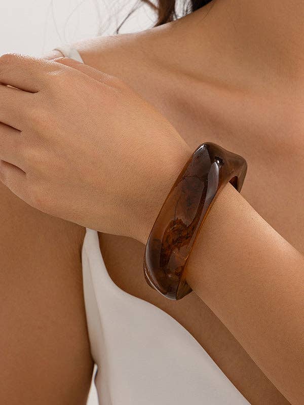 Acrylic Geometric Bracelet