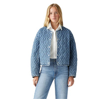 Levi's Rumer Quilted Liner Shirt Faye Geo Denim 001FR004
