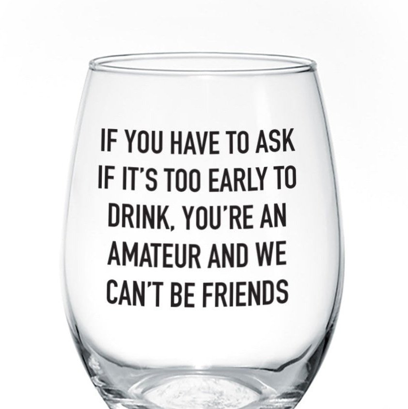 Funny Wine Glass