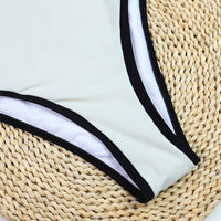 Simple Color Block Sexy One Piece Swimwear DPSW1114: Black / S