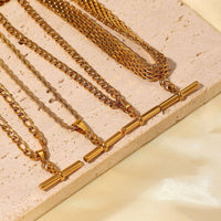 Punk T-Bar Pendant Necklace DPJN42: 2