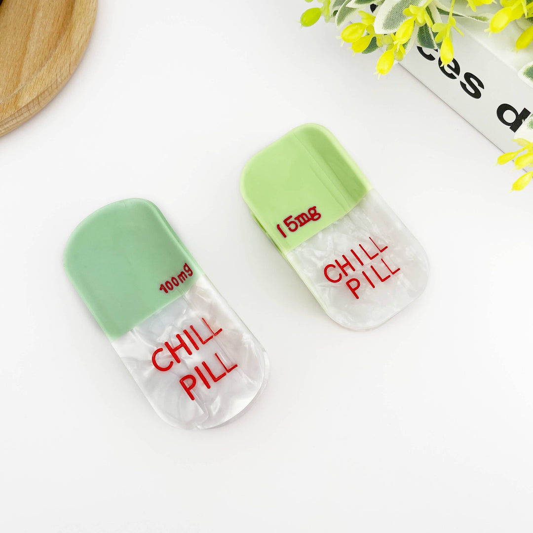 Acetate Pill Hair Clips,Nurses Day Hair Claw Clip: A