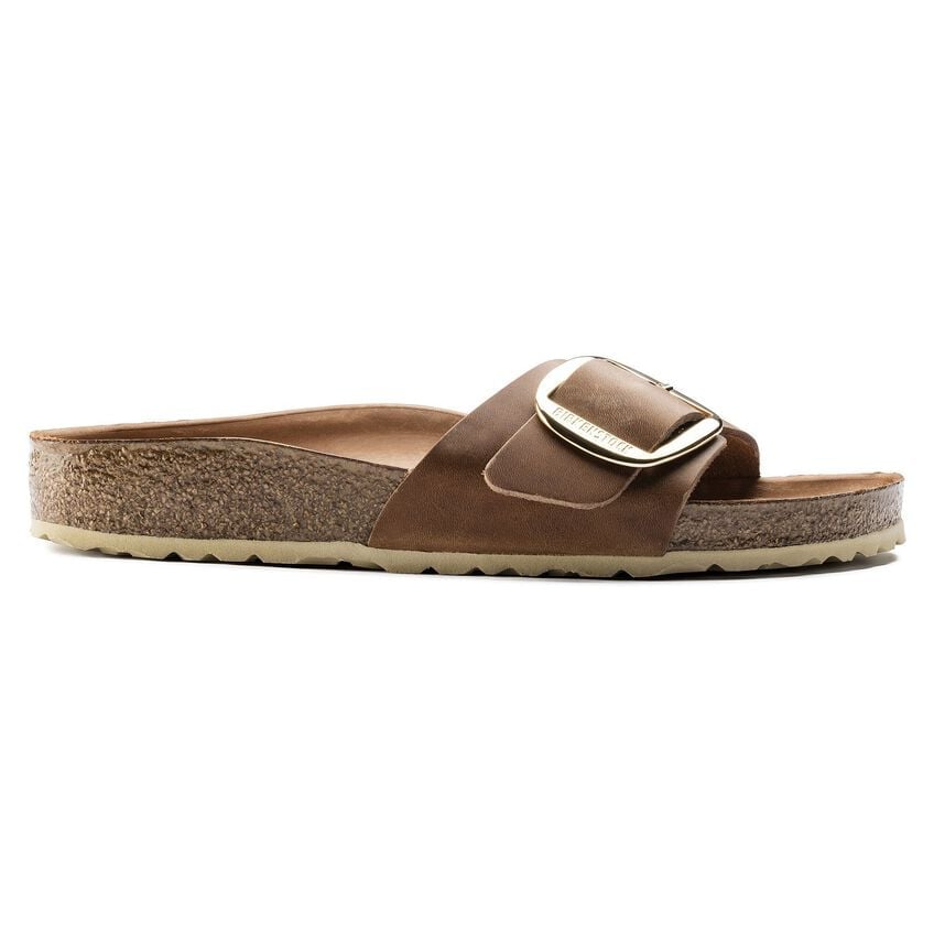 Madrid Big Buckle Cognac Narrow