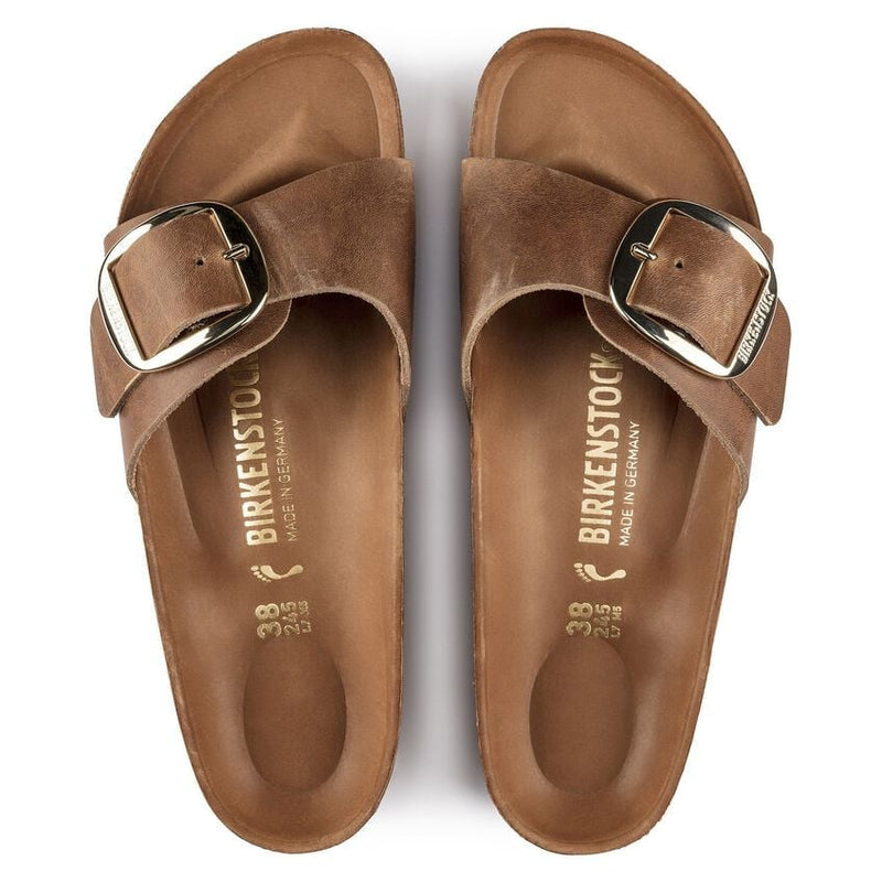 Madrid Big Buckle Cognac Narrow