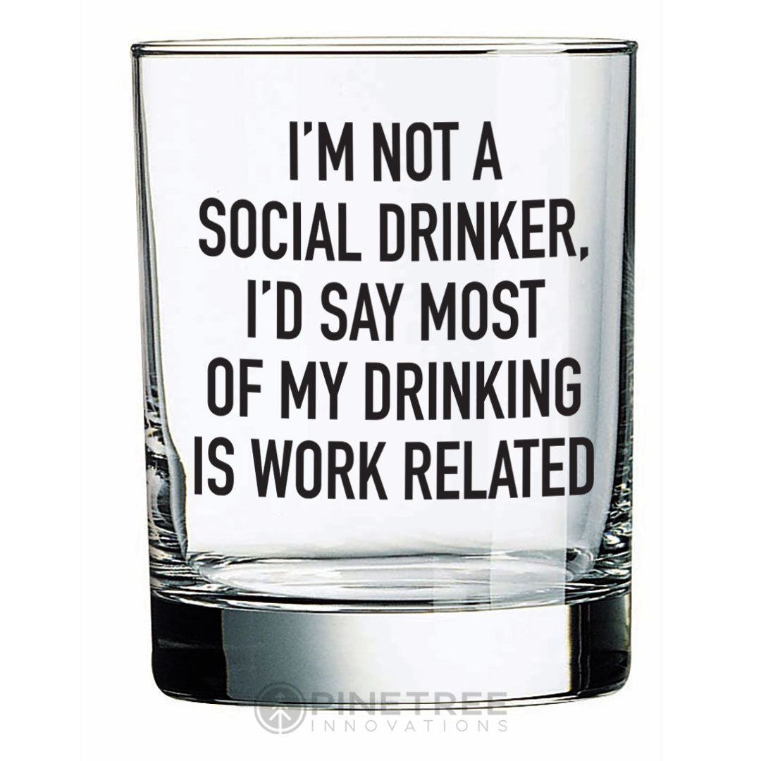 Funny Rocks Glass