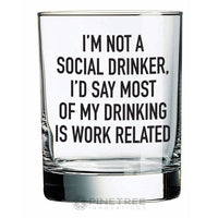 Funny Rocks Glass