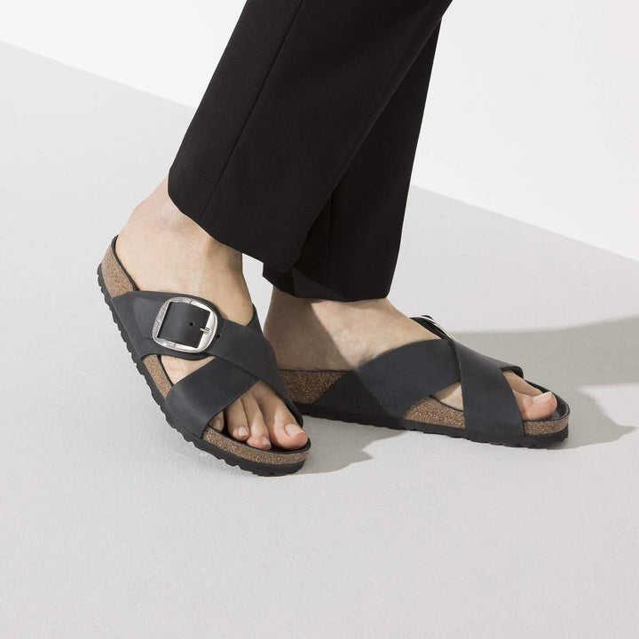Birkenstock Siena Big Buckle Oiled Leather