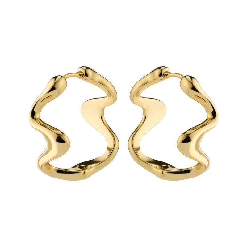 Pilgrim Moon Collection Earrings gold plated