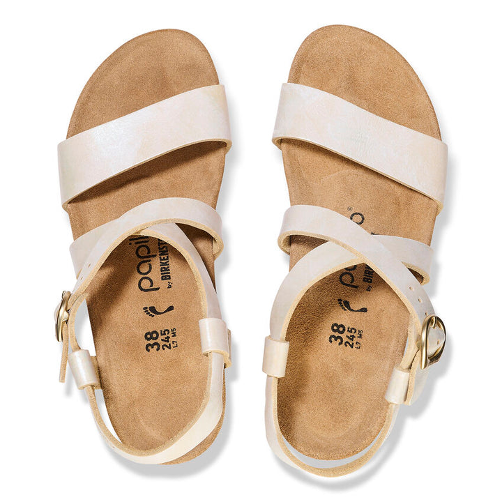 Birkenstock Sibyl Ring Buckle Metallic Silver