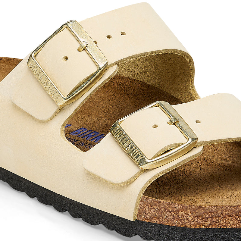 Birkenstock Arizona Soft Footbed Ecru Nubuck