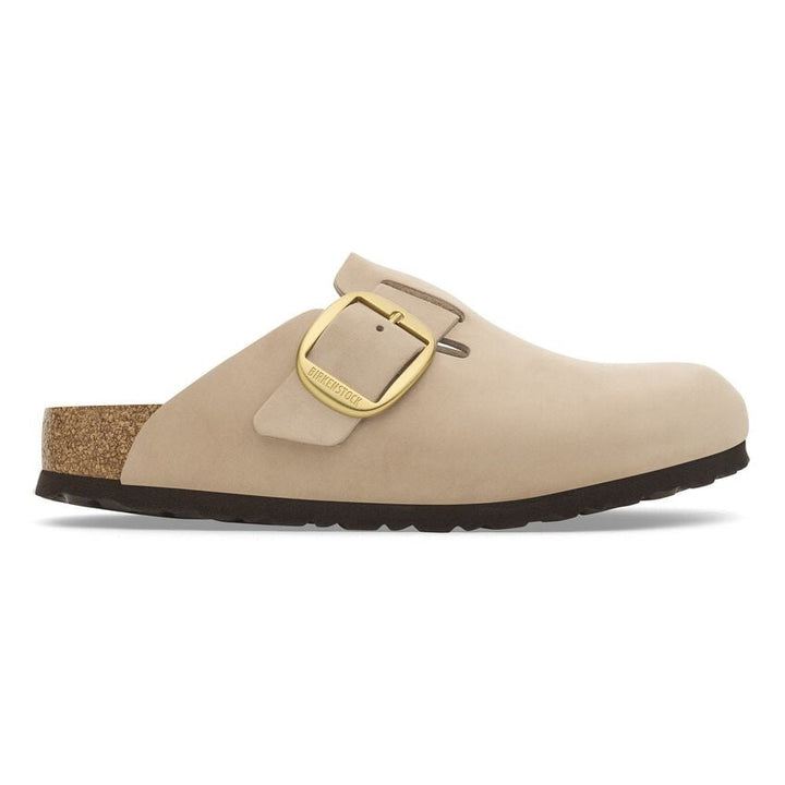 Boston Big Buckle Nubuck Leather Sandcastle