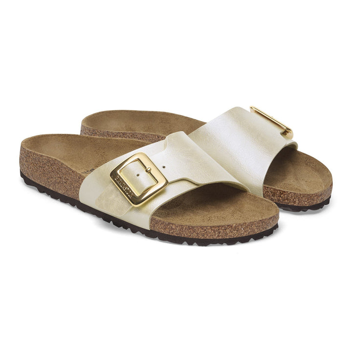 Birkenstock Catalina Luxe Buckle Graceful Pearl White