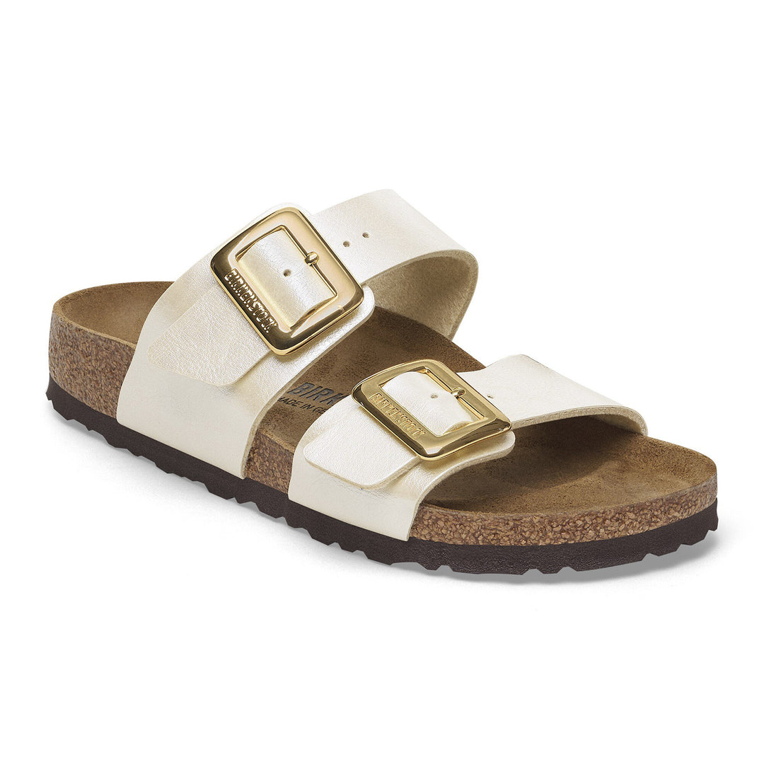 Birkenstock Sydney Luxe Buckle Graceful Pearl White
