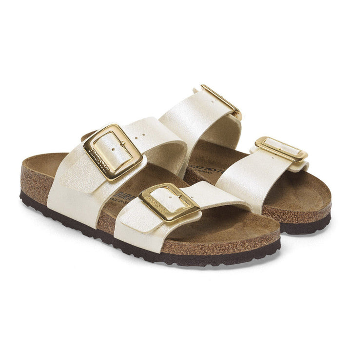 Birkenstock Sydney Luxe Buckle Graceful Pearl White