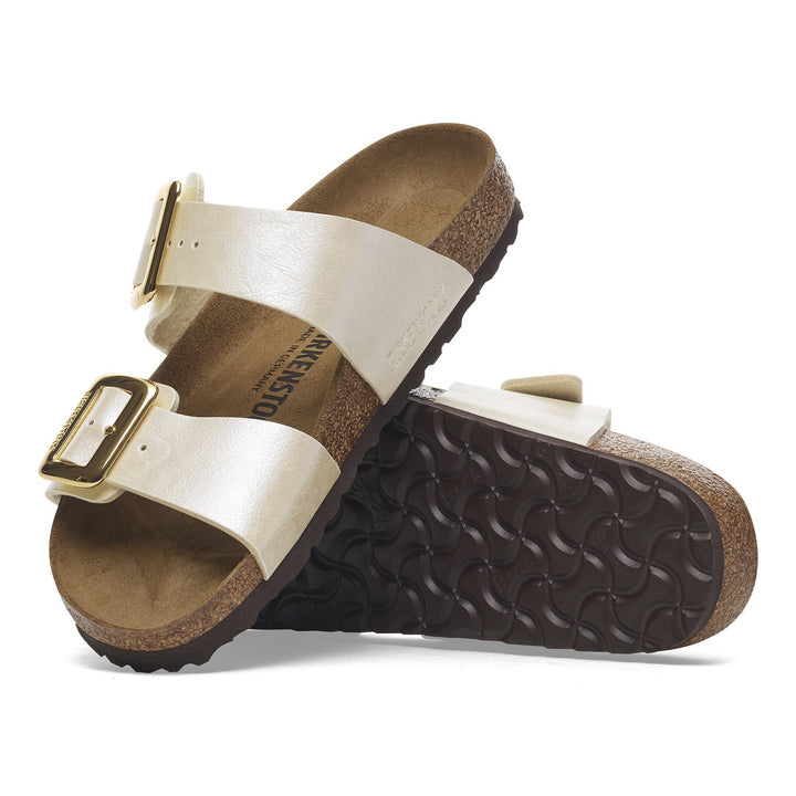 Birkenstock Sydney Luxe Buckle Graceful Pearl White