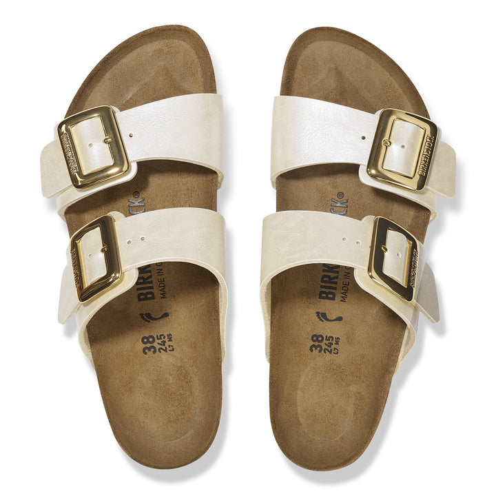 Birkenstock Sydney Luxe Buckle Graceful Pearl White
