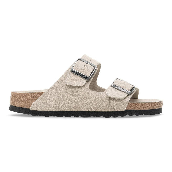 Birkenstock Arizona Arizona Soft Footbed Suede Leather Oyster Tonal
