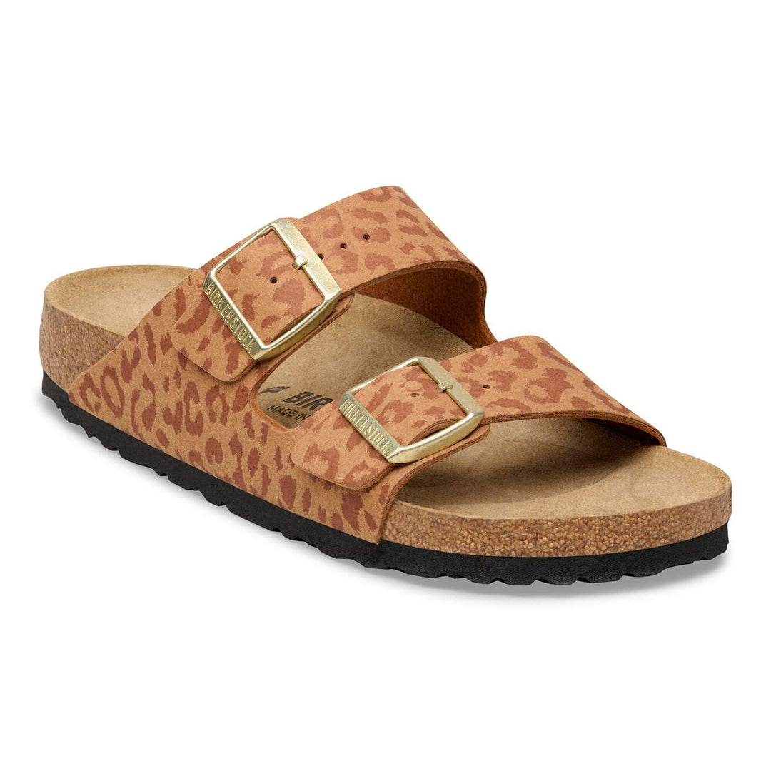 Birkenstock Arizona Synthetic Leopard Pecan