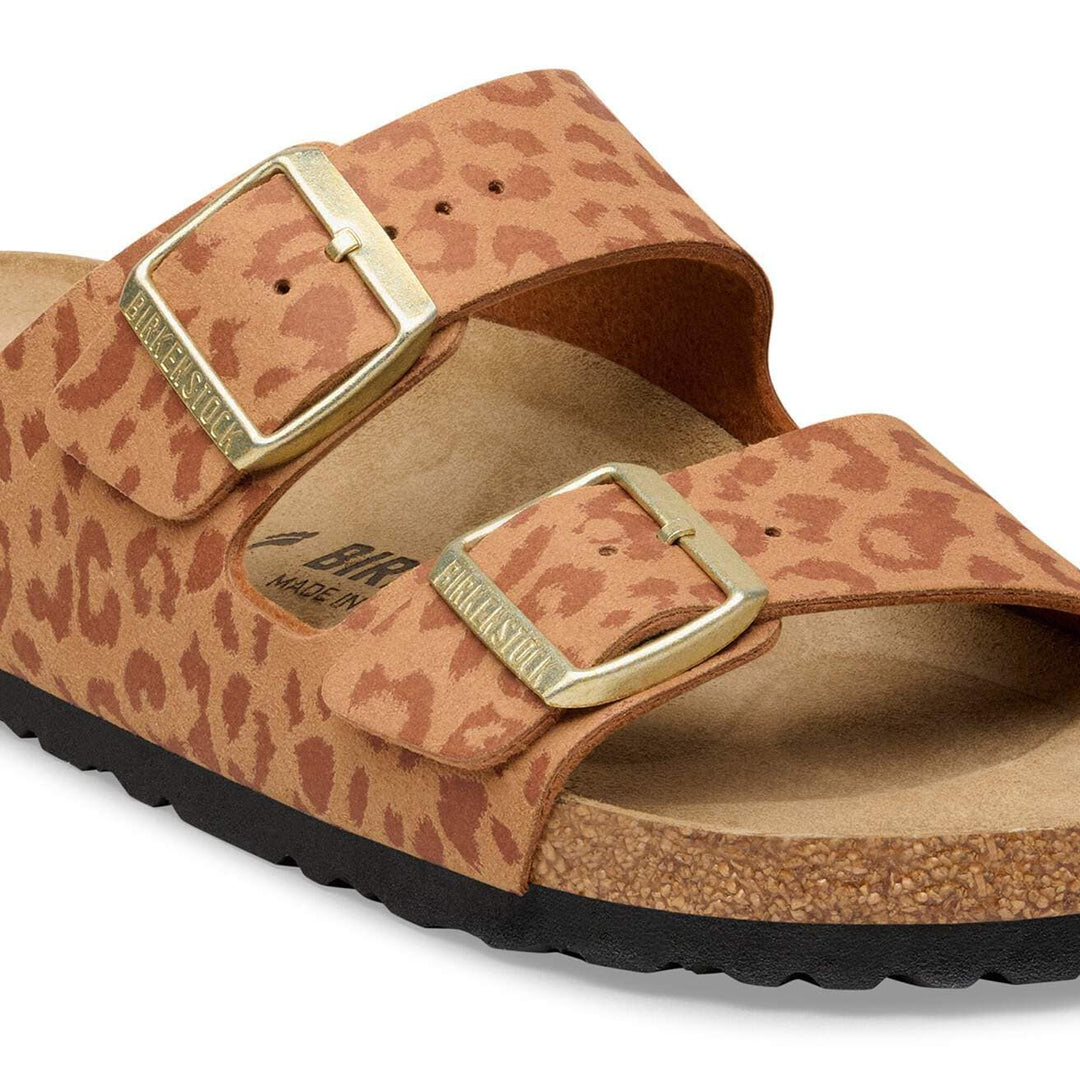 Birkenstock Arizona Synthetic Leopard Pecan