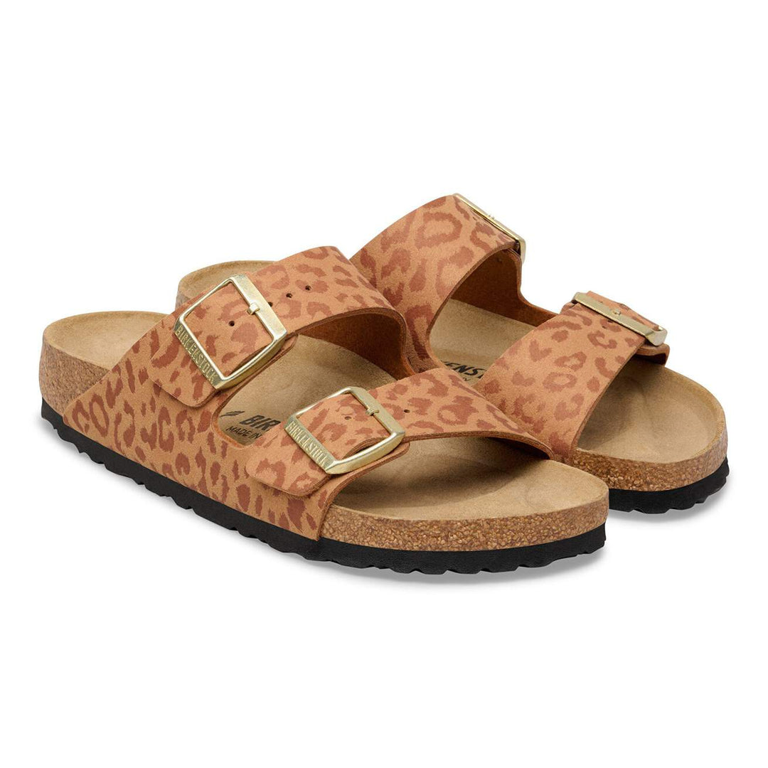 Birkenstock Arizona Synthetic Leopard Pecan