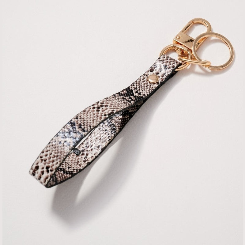Snake Skin Printed Key Strap