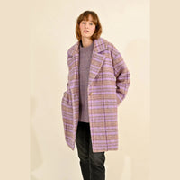 Molly Bracken Checked Overcoat