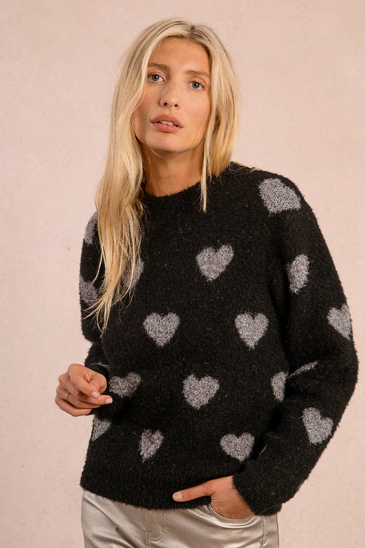 Molly Bracken Heart Knitted Sweater