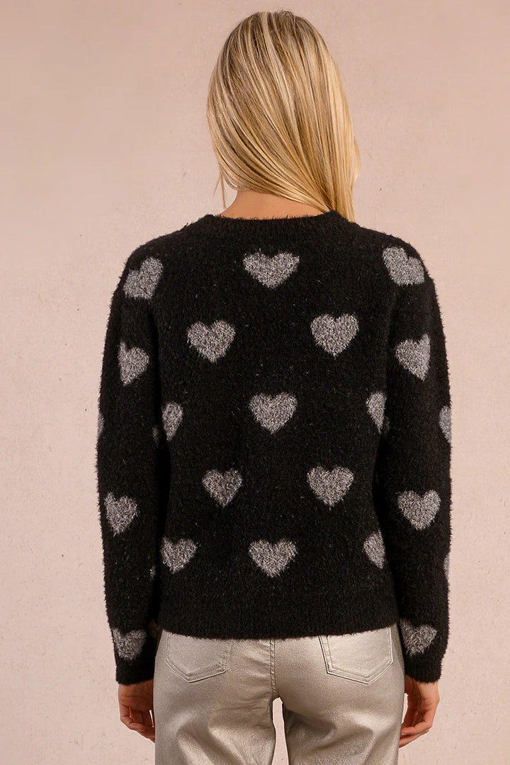 Molly Bracken Heart Knitted Sweater
