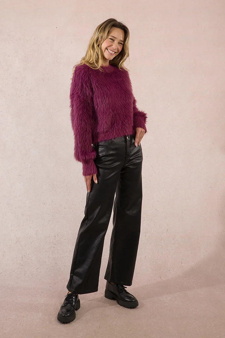 Molly Bracken Brushed Knit Sweater