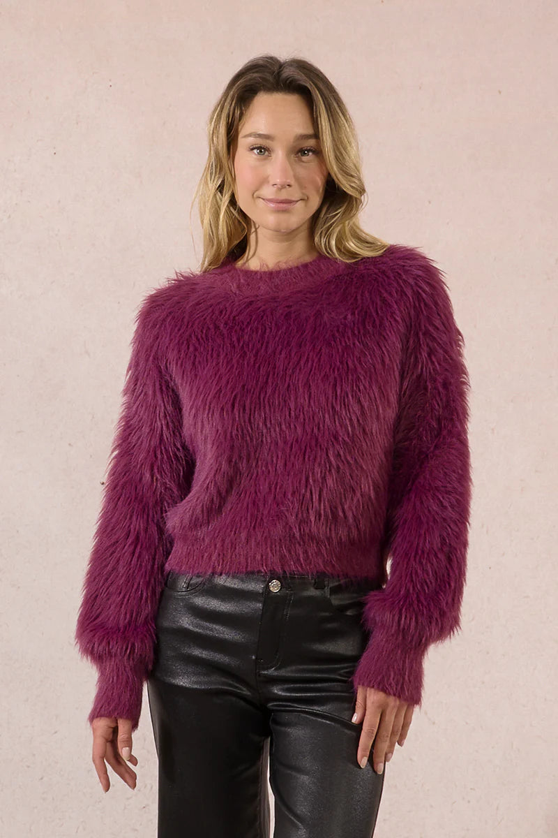 Molly Bracken Brushed Knit Sweater