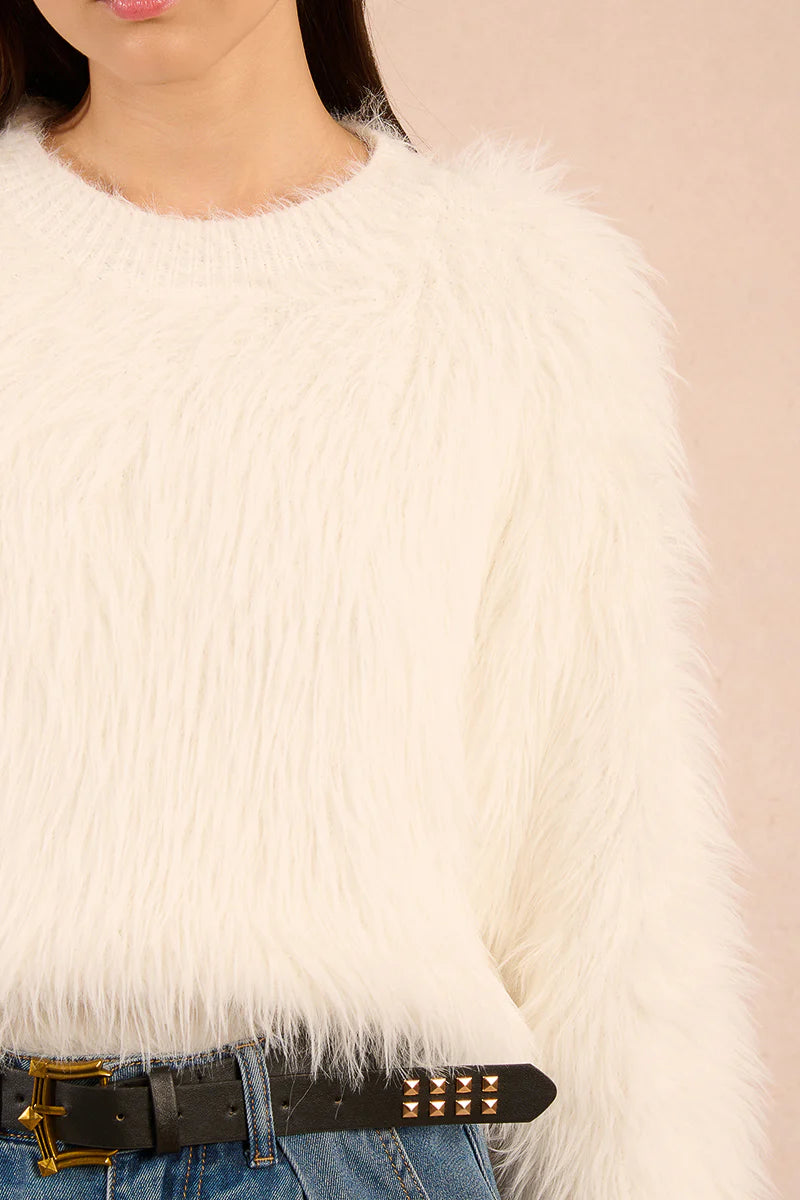 Molly Bracken Brushed Knit Sweater