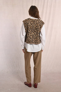 Molly Bracken Woven Sleeveless Jacket