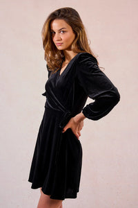 Molly Bracken Velvet Knitted Dress