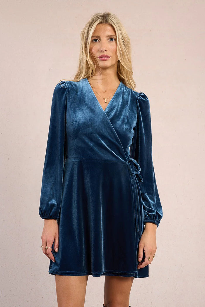 Molly Bracken Velvet Knitted Dress