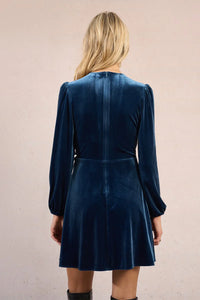 Molly Bracken Velvet Knitted Dress