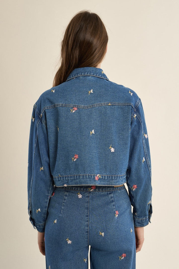 Molly Bracken Embroidered Denim Jacket