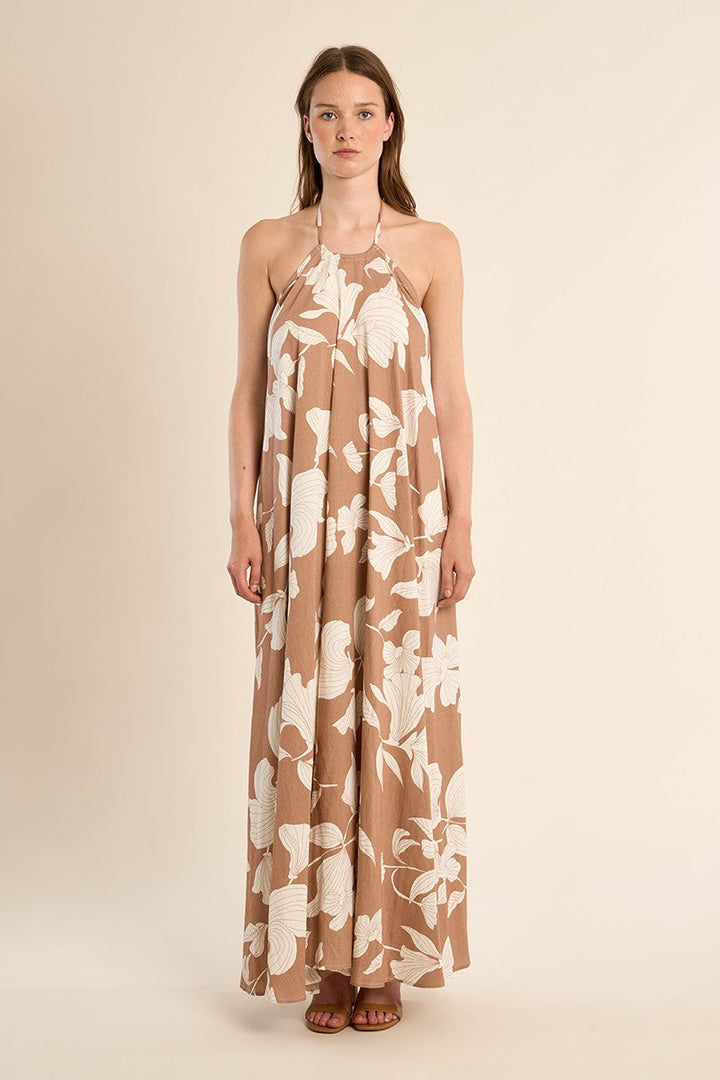 Molly Bracken Slik Kerchief Dress