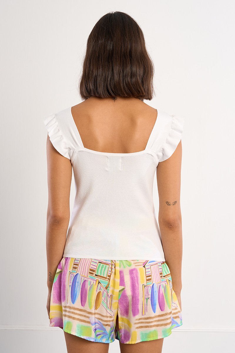 Molly Bracken Ruffle Tank Top