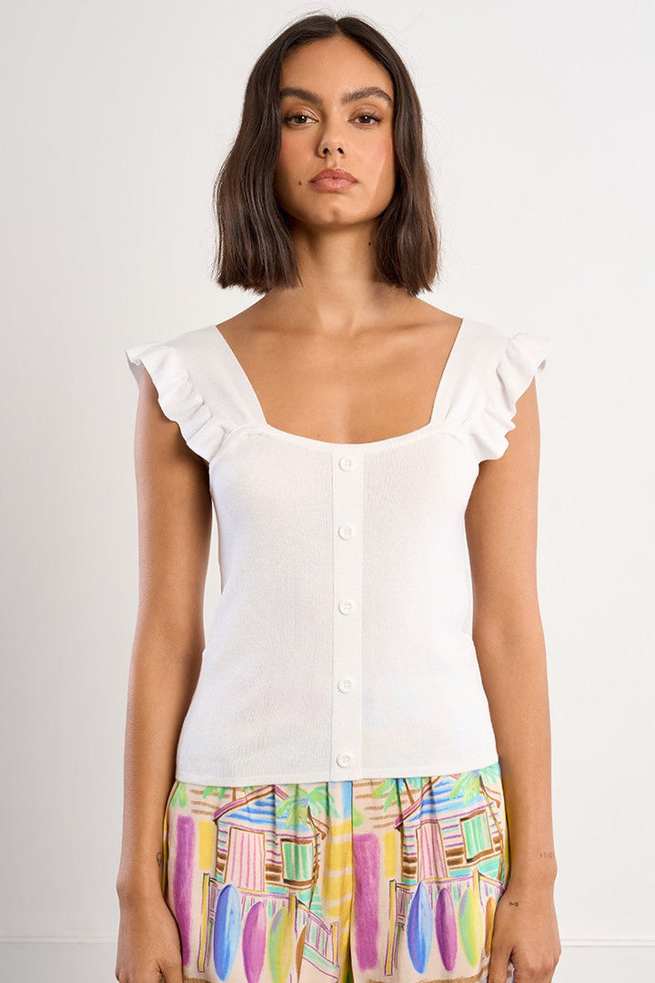 Molly Bracken Ruffle Tank Top