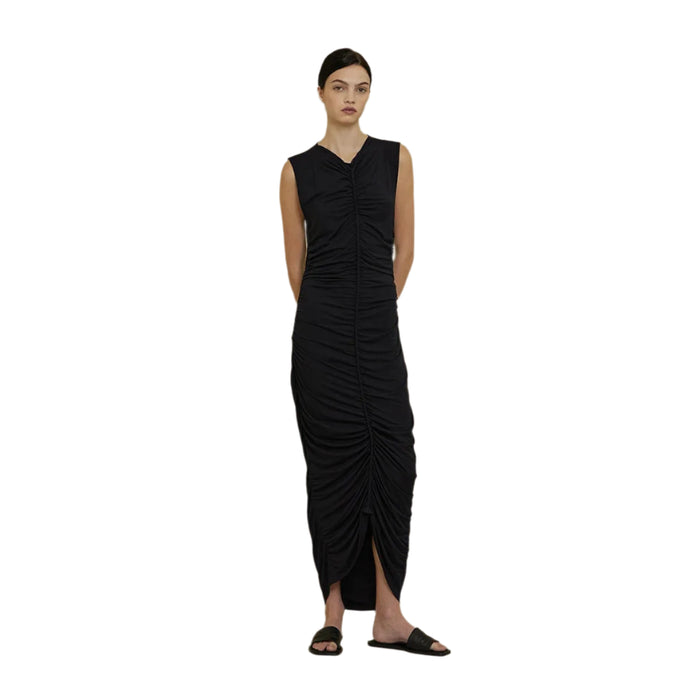 Super Soft Shirring Jersey Dress