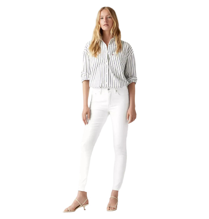 Levi's 721 High Rise Skinny Soft Clean White Jean