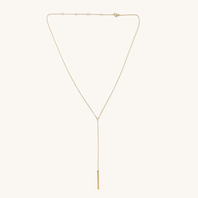 Nikki Smith Dainty Chain Lariat- Waterproof